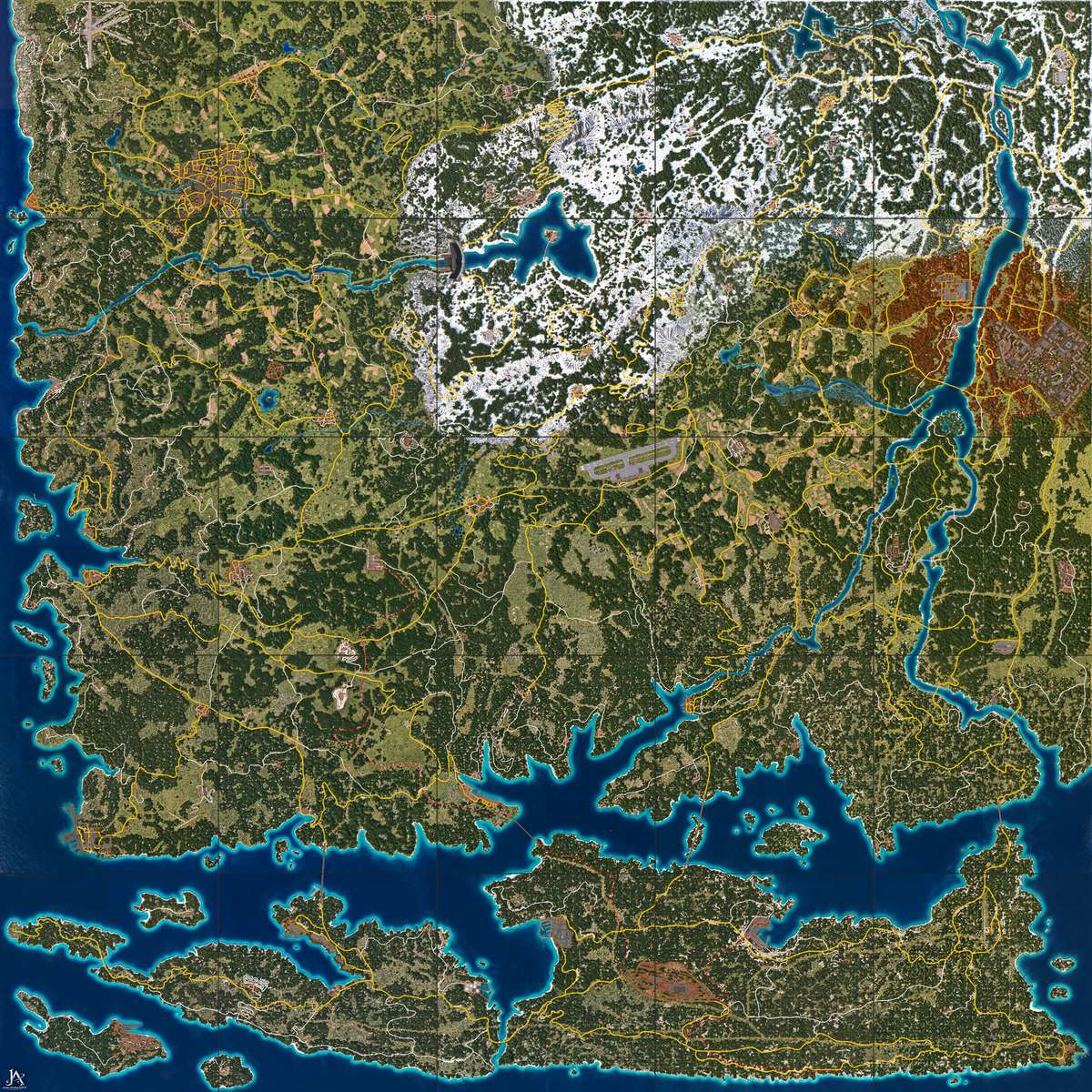 Sanitized preview of the Outpost X Tactical Map